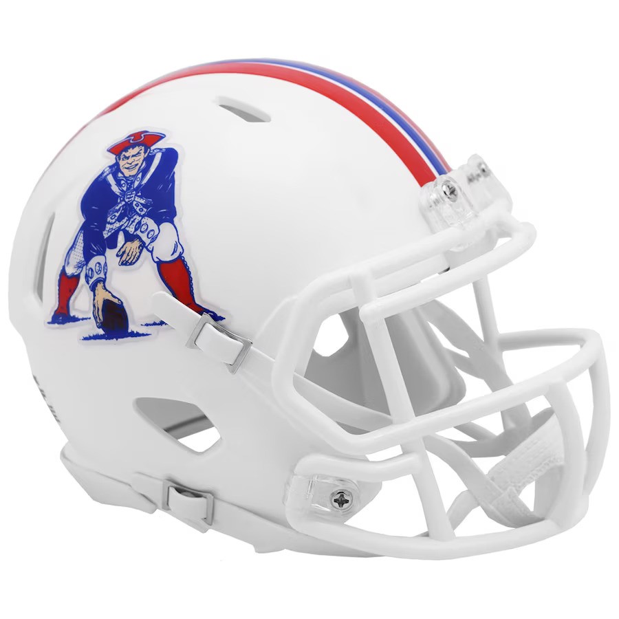 New England Patriots 1982-89 Riddell Speed Mini Helmet