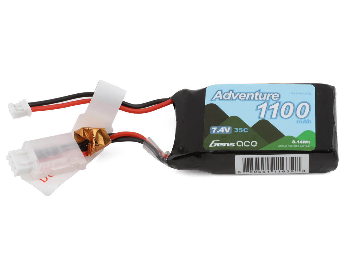 Gens Ace 1100mah 7.4v 35C 2S