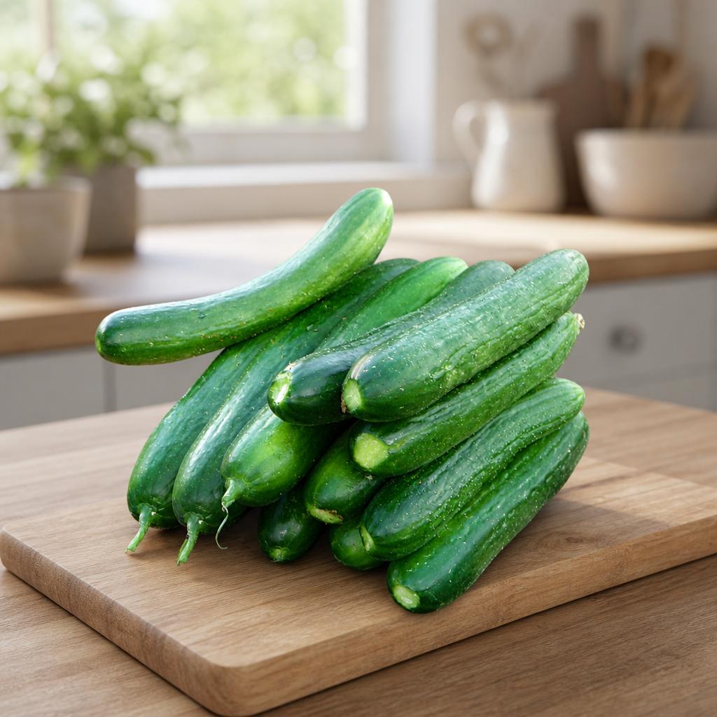 Beth Alpha Cucumber - 2x Mini Plug Plants - Sweet Baby Cucumbers