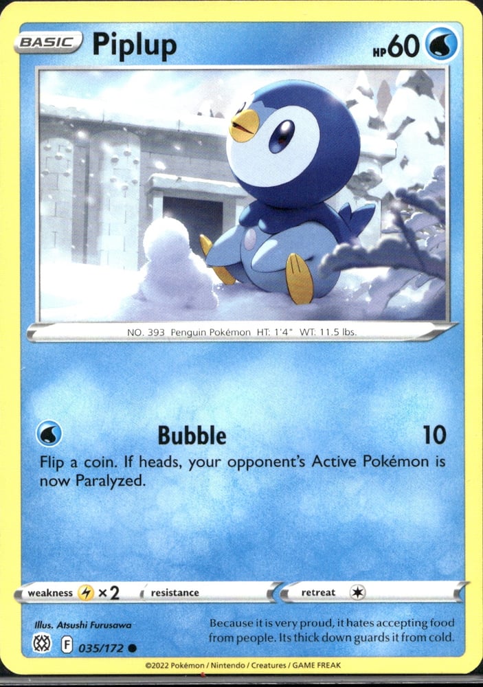 Piplup - SWSH9 35/172