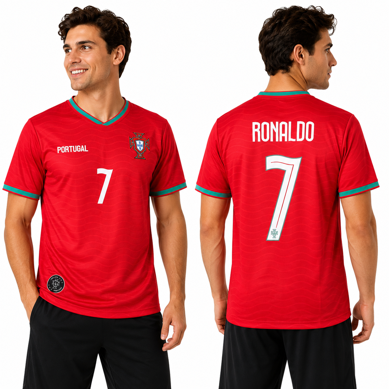 Portugal Cristiano Ronaldo #7 World Cup Home Soccer Jersey