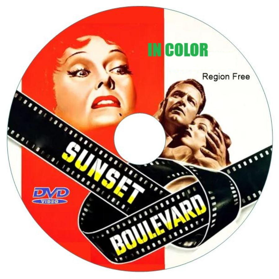 Sunset Boulevard (1950) in Color, DVD