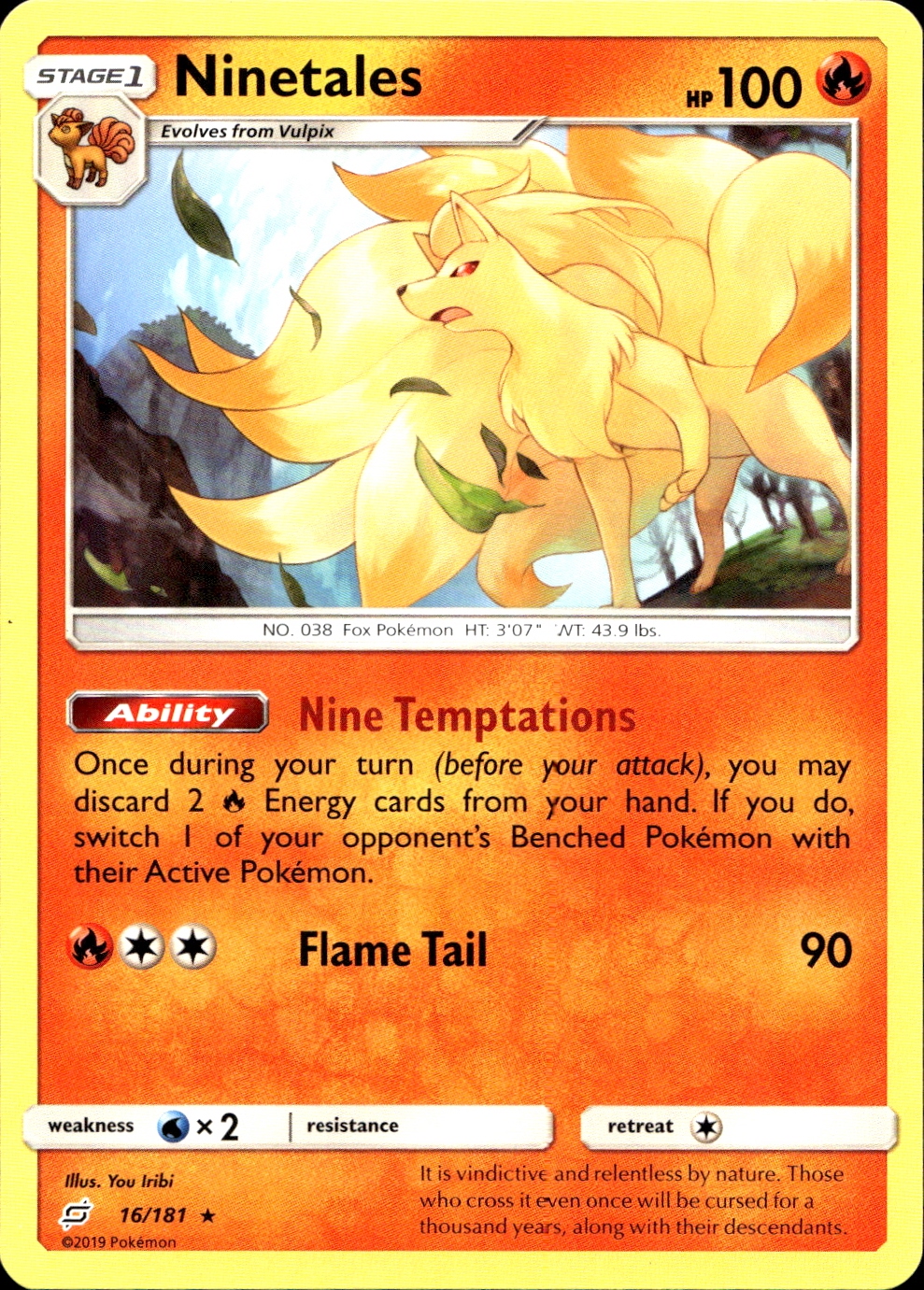Ninetales - SM9 16