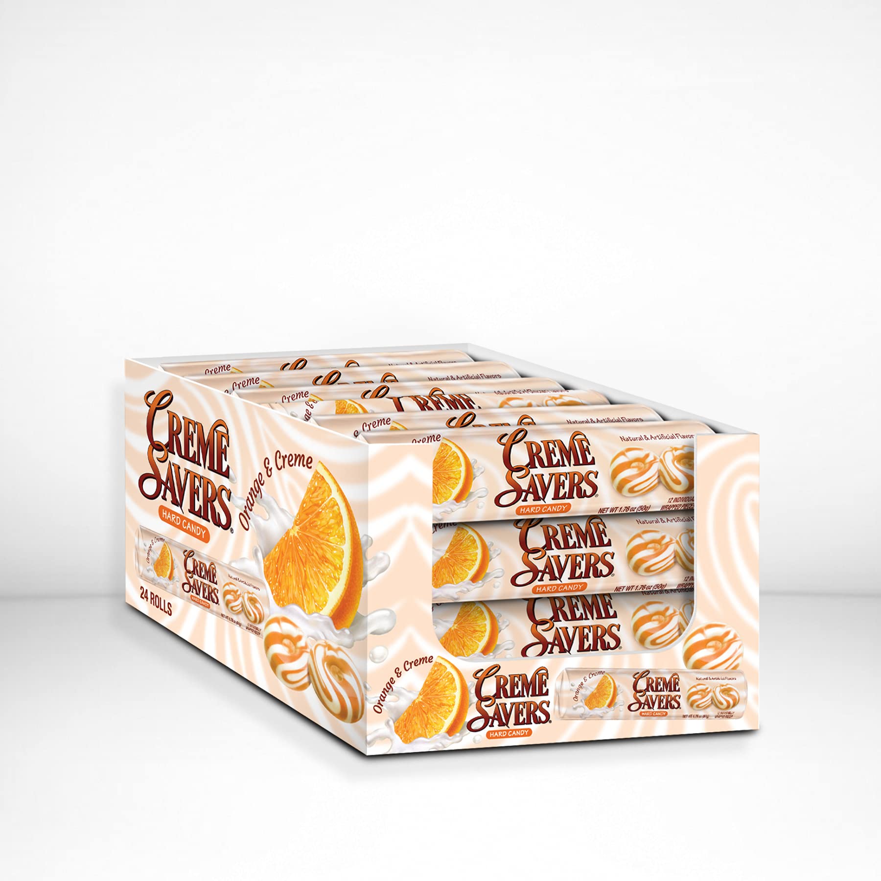 Creme Savers Orange and Creme 24 Count 1.76 Ounce Each
