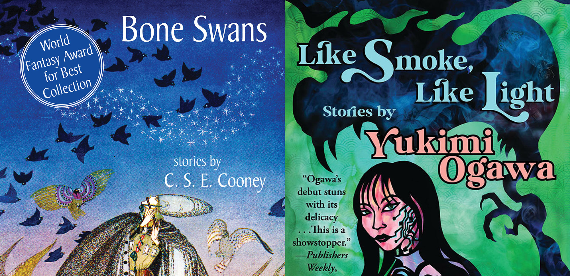 DEBUT COLLECTIONS DEAL: BONE SWANS & LIKE SMOKE, LIKE LIGHT, shipping included [U.S. ONLY]