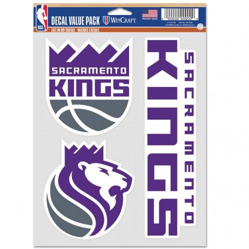 Sacramento Kings Multi Use 3 Pack Fan Decals