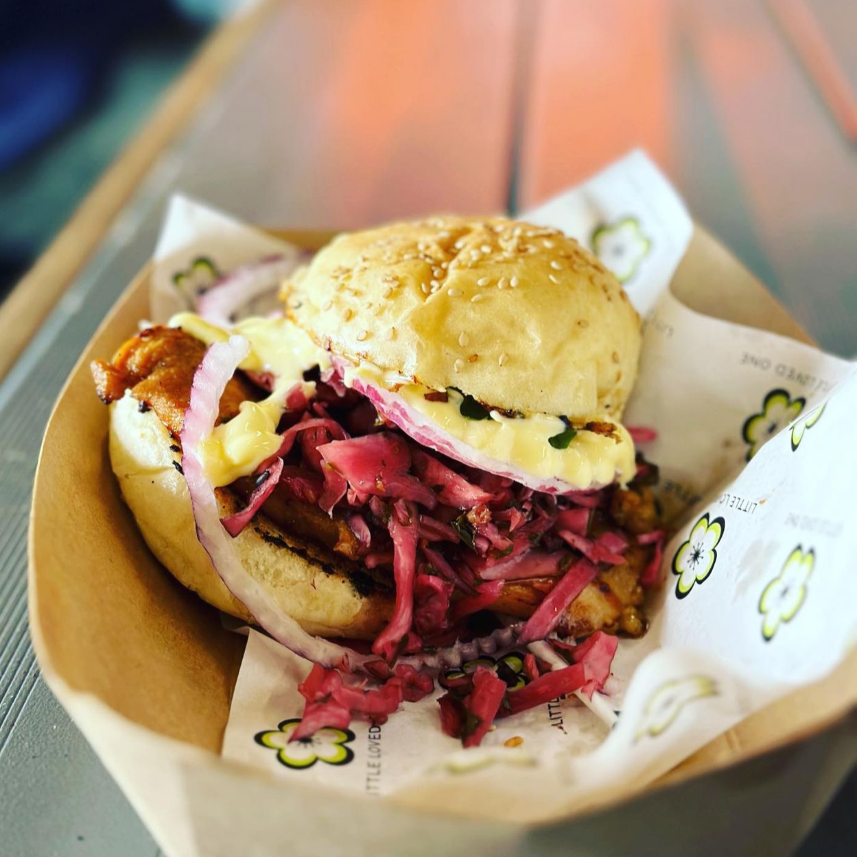 2. Tori Kara-age Sando or Bbq Pulled Pork Sando