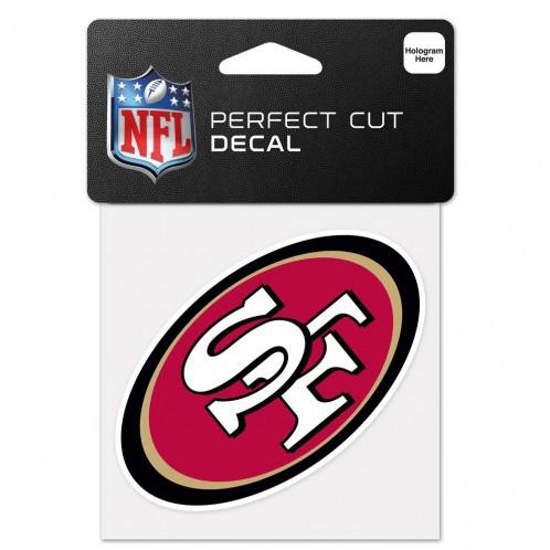 San Francisco 49ers Perfect Cut Decal 4x4"