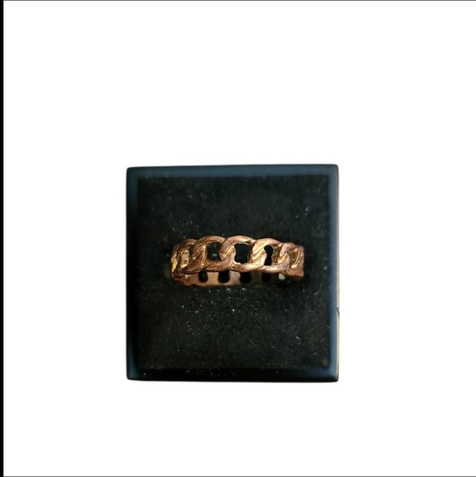 Size 6.5 Bronze Toned Link Band