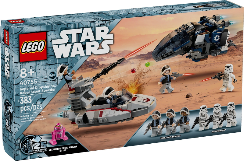 40755 Imperial Dropship vs. Rebel Scout Speeder