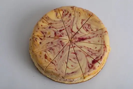 9" Raspberry Swirl Cheesecake