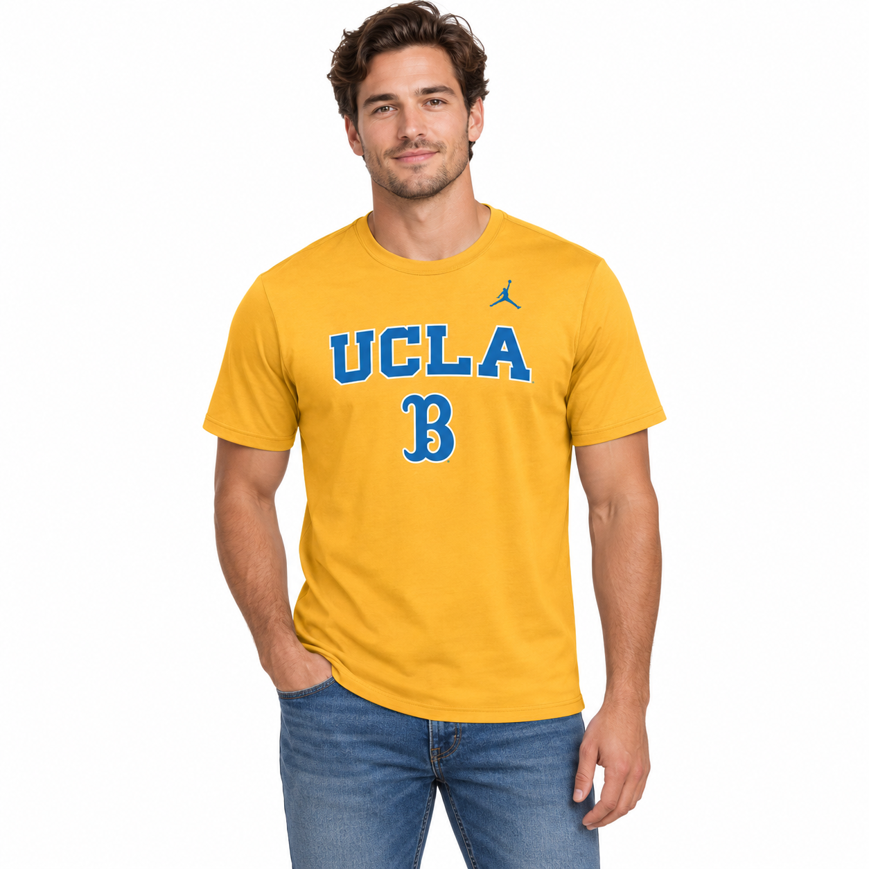 UCLA Bruins Gold Jordan Brand Lockup Legend Shirt