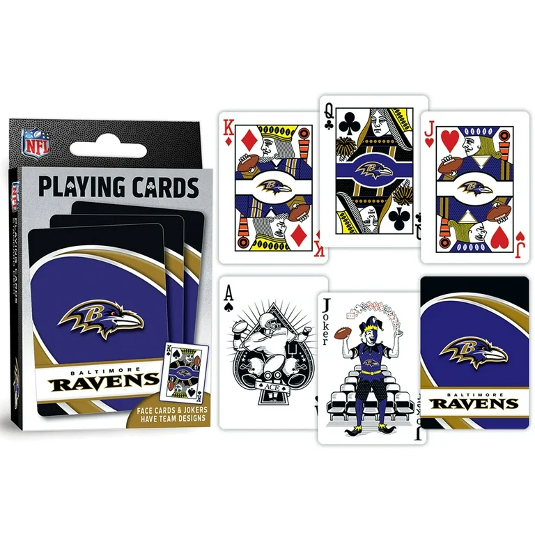 Baltimore Ravens Logo Playing Cards