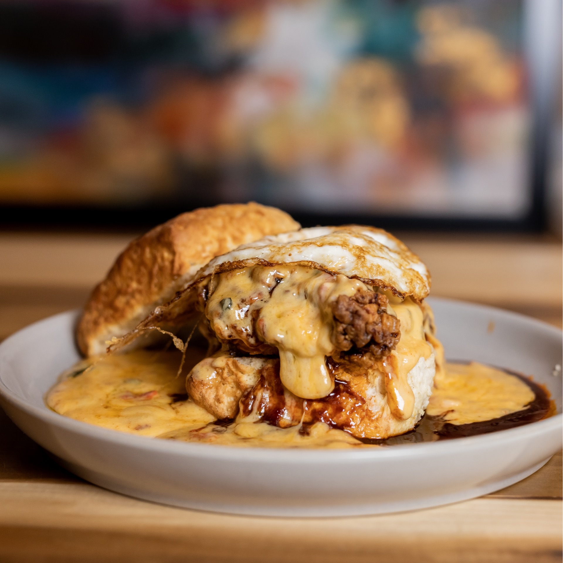 Nashville Hot Chicken Biscuit!!!!!!