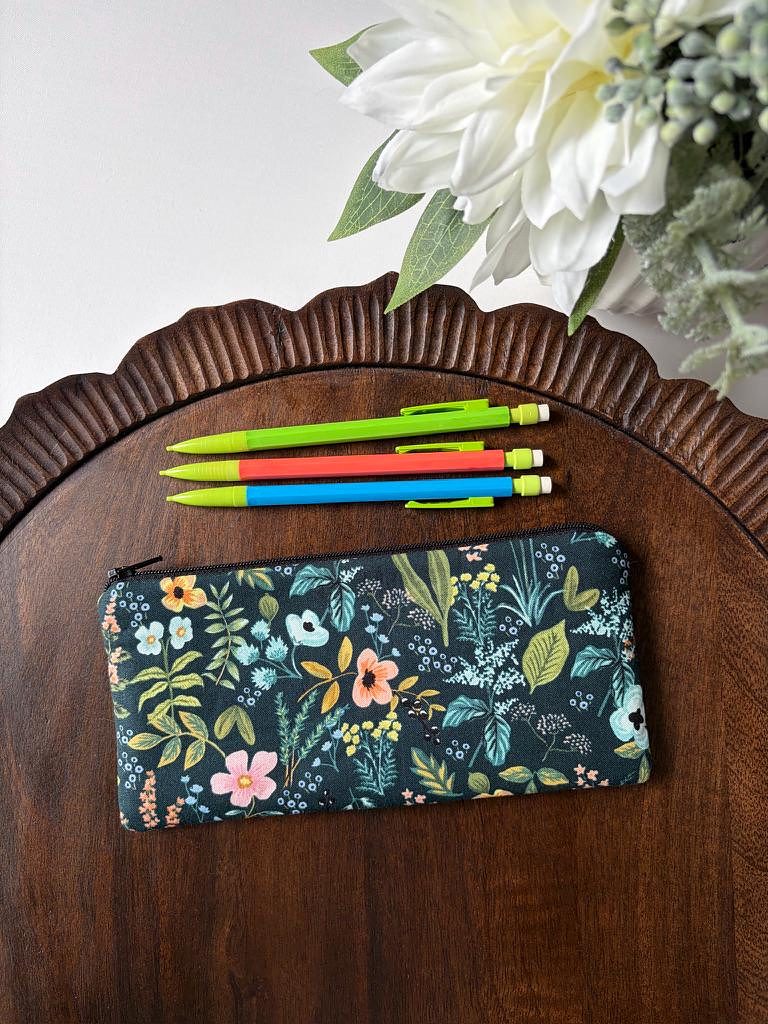 Pencil Pouch – Herb Garden (Dark), photo 3 of 6