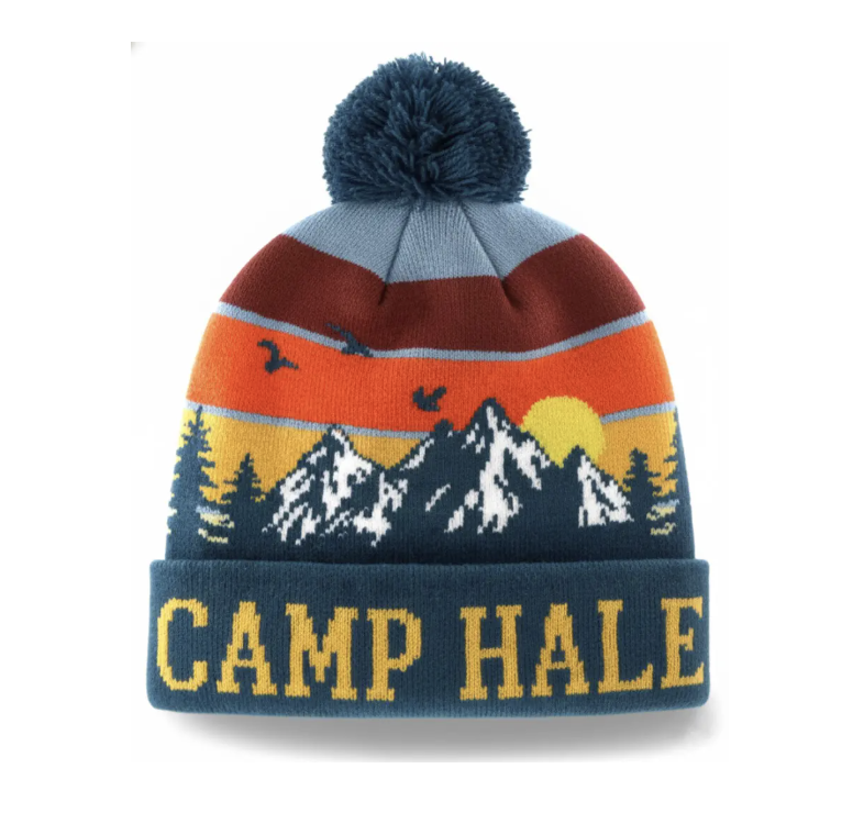 Camp Hale Mountain Sunset Knit Winter Beanie