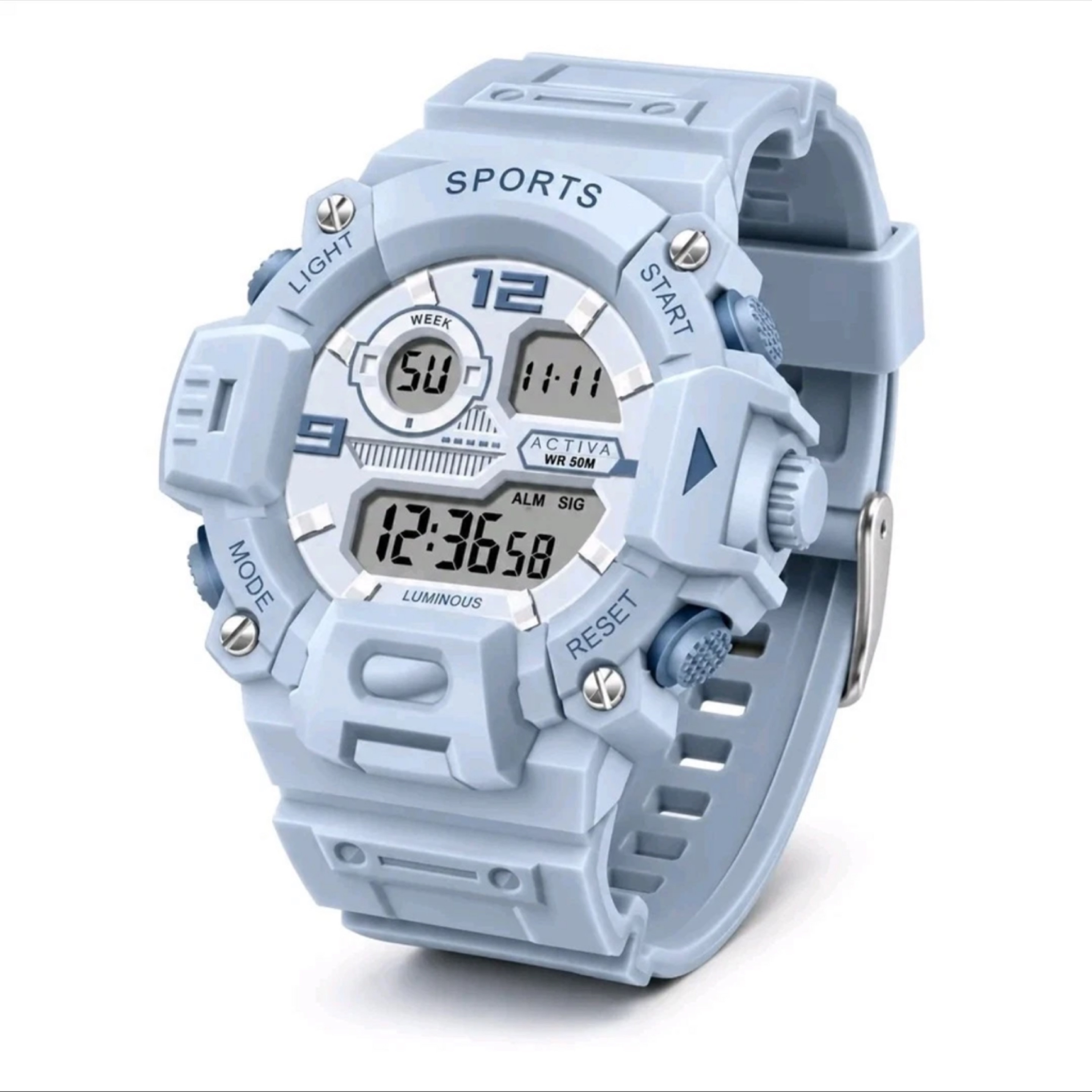 Activa  Digital Essentials 42mm (Baby Blue)