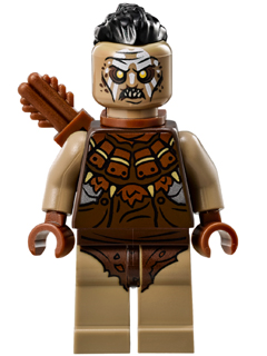 lor102 Hunter Orc with Top Knot and Quiver