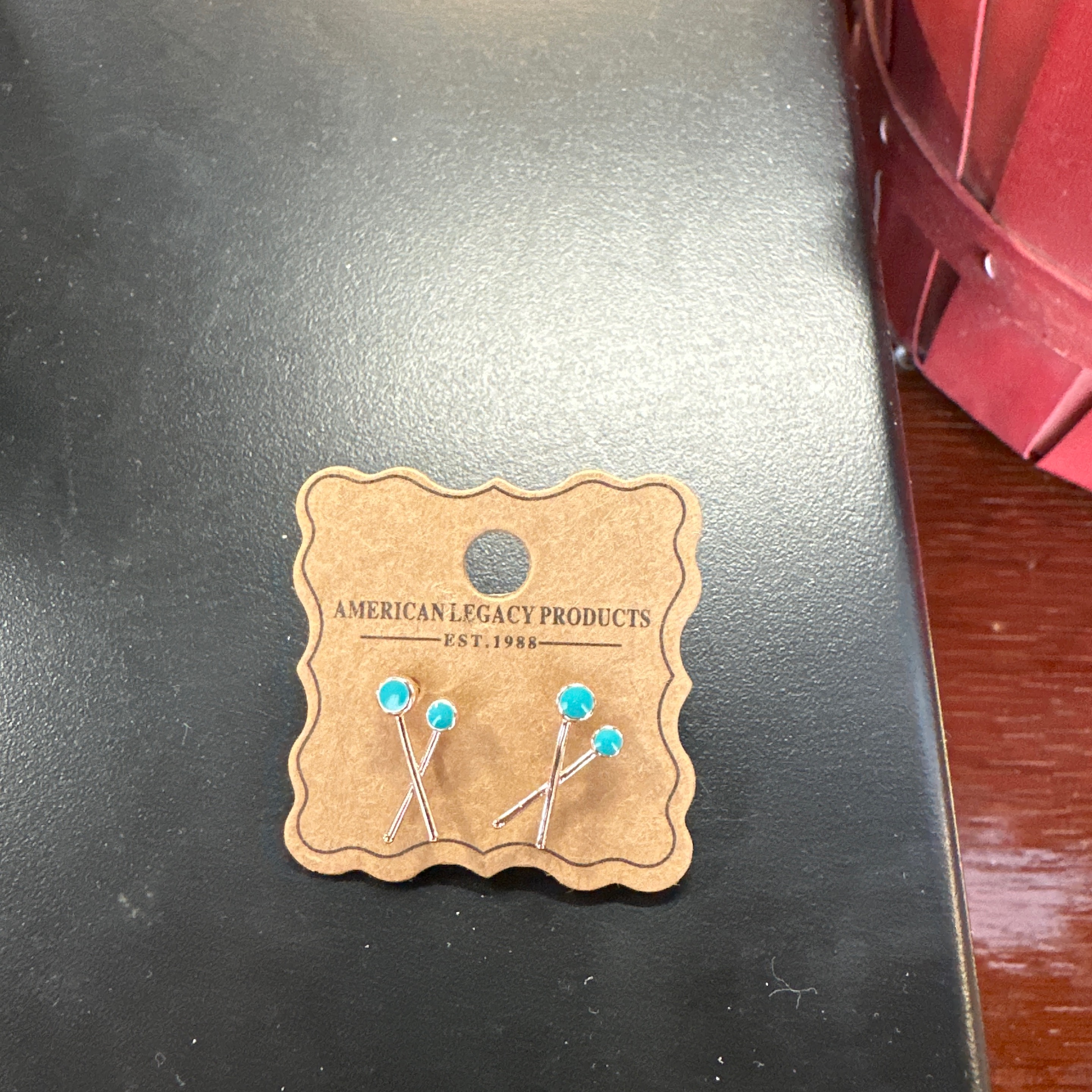 Crossed X  Rose Gold Earrings