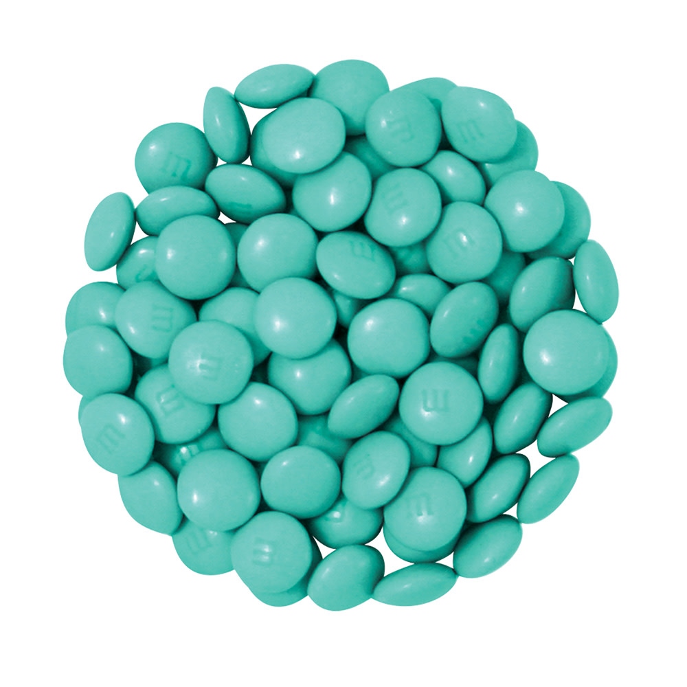 Aqua Green M&M Colorworks Chocolate Candy 5lb