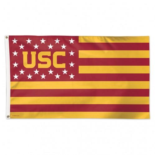 USC Trojans Deluxe Americana Flag 3x5'