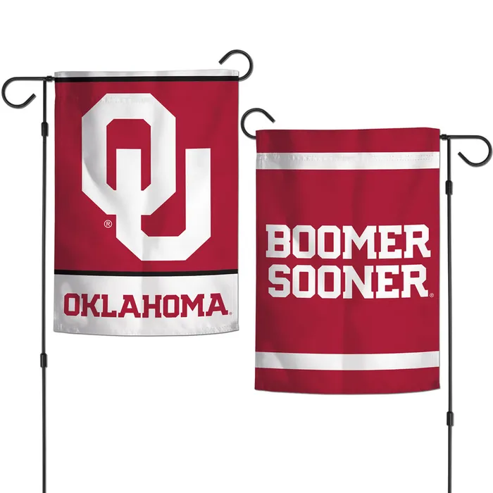 Oklahoma Sooners 2-Sided Garden Flag 12.5x18"