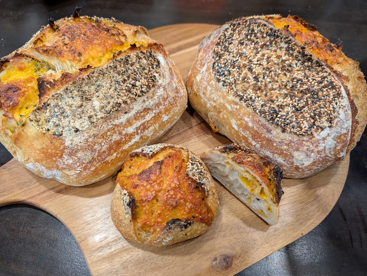Cheddar Everything Sourdough