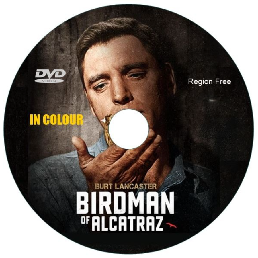 Birdman of Alcatraz (1962) In Color. DVD