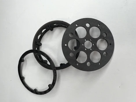 Carbon Fiber Outlaw Wheel Faces And Rings 6 Shooter