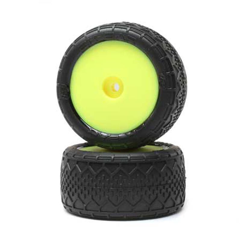 Losi BK Bar RR mounted Yellow Mini B LOS41016