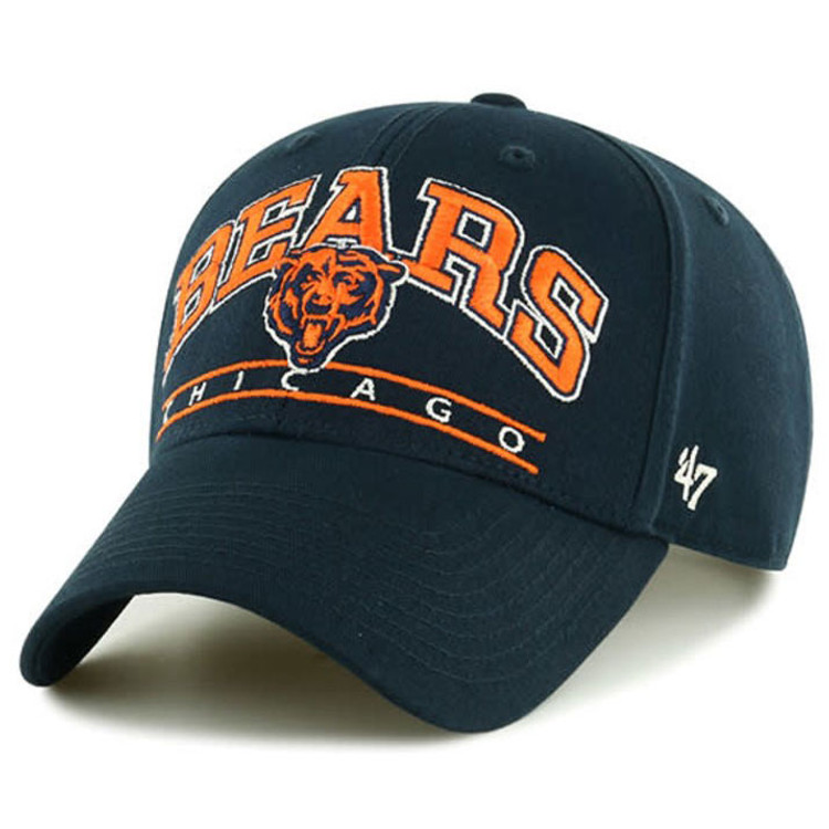 Chicago Bears Navy Blue Fletcher '47Brand MVP Adjustable Hat