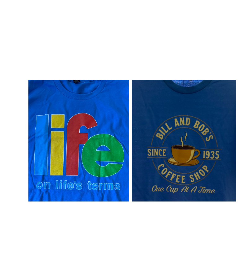 Men's Life on Life's Terms and Bill & Bobs Coffee Shop T-Shirts