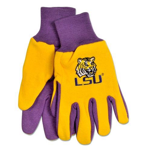 LSU Tigers Two Tone Gloves - Adult