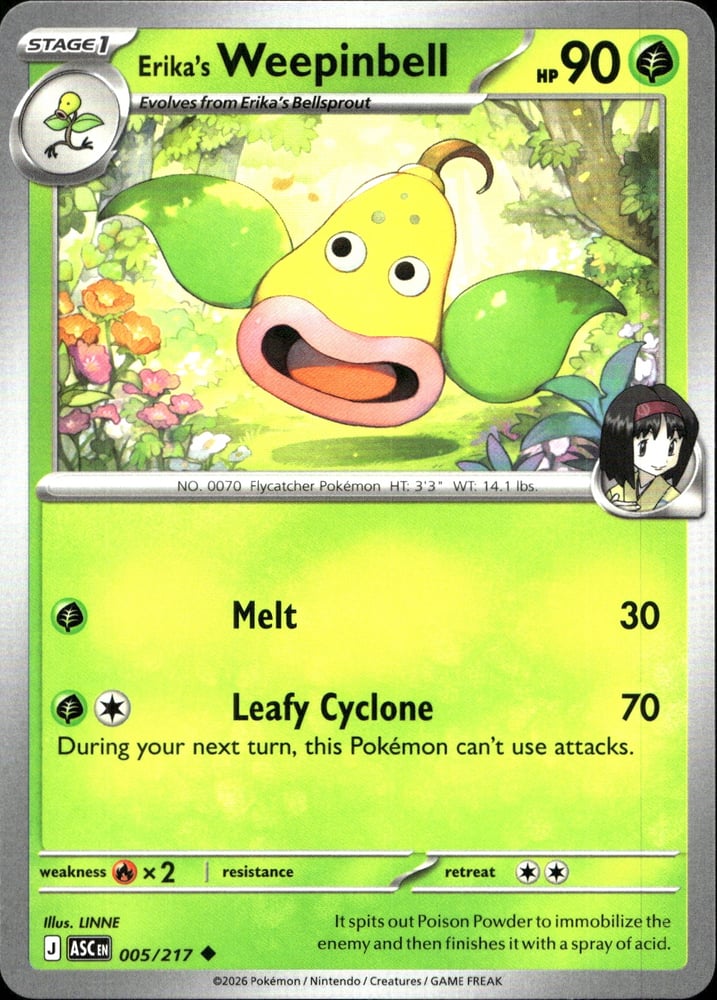 Erika's Weepinbell - ME02.5 5/217