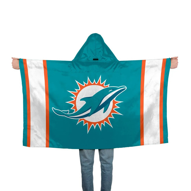 Miami Dolphins 3x5' Hoodie Flag