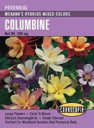 McKana's Hybrid Mixed Colors Columbine Seed Pack