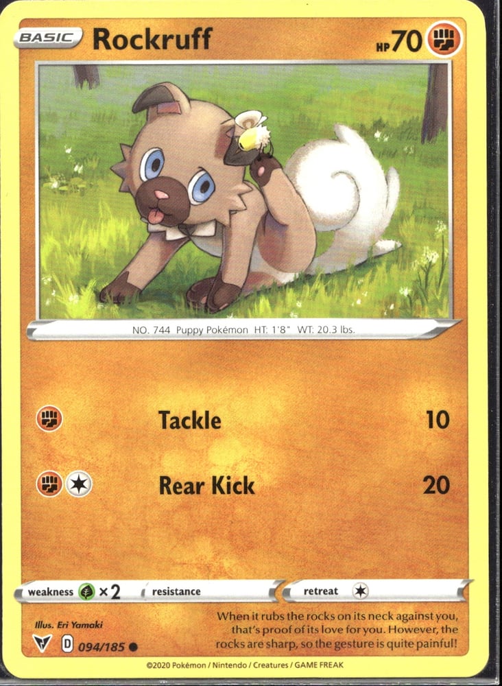 Rockruff - SWSH4 94/185