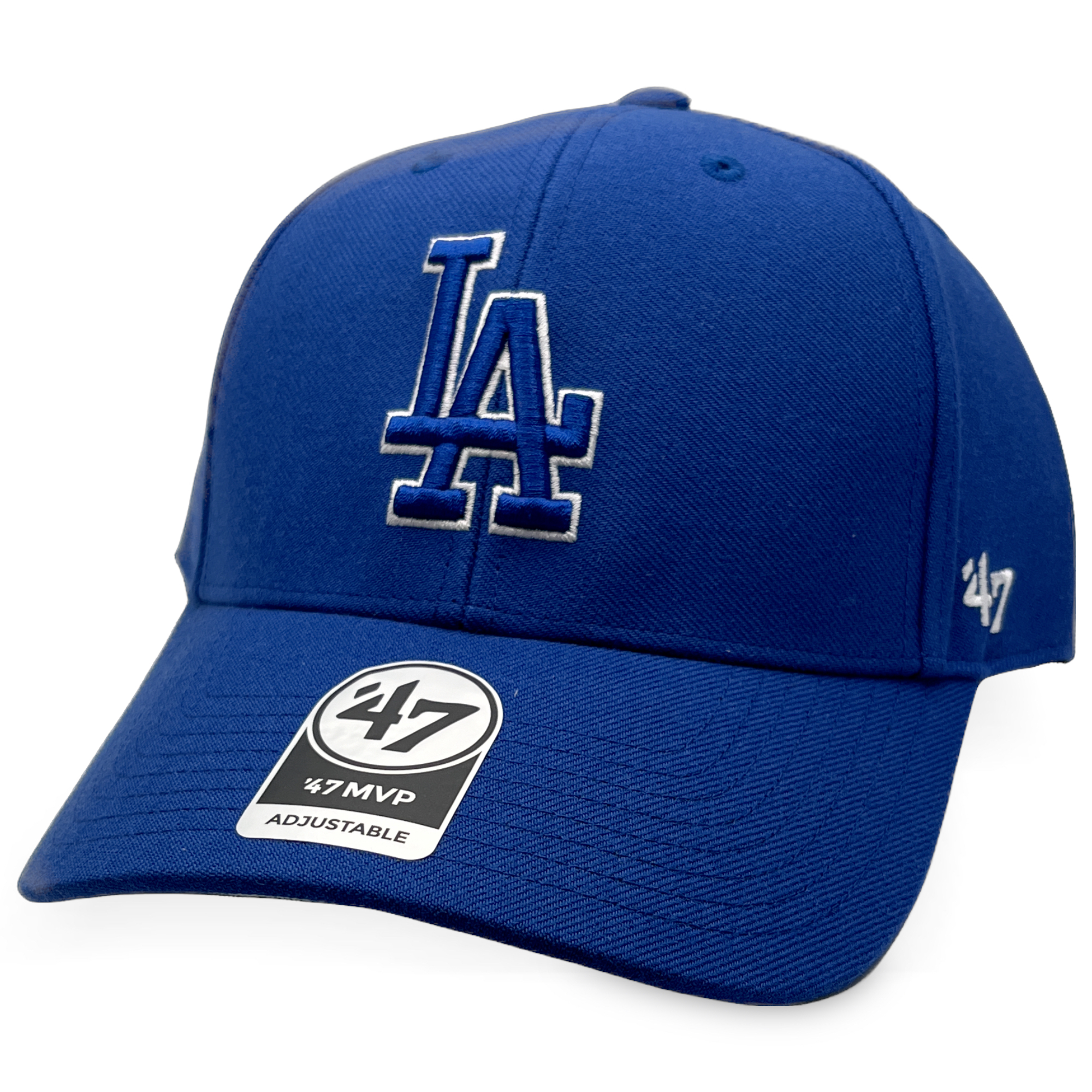 Los Angeles Dodgers Blue Outline '47Brand MVP Adjustable Hat