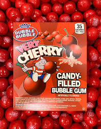 Concord Dubble Bubble Very Cherry Gumballs 1 Inch 6 Pound Bag Bulk