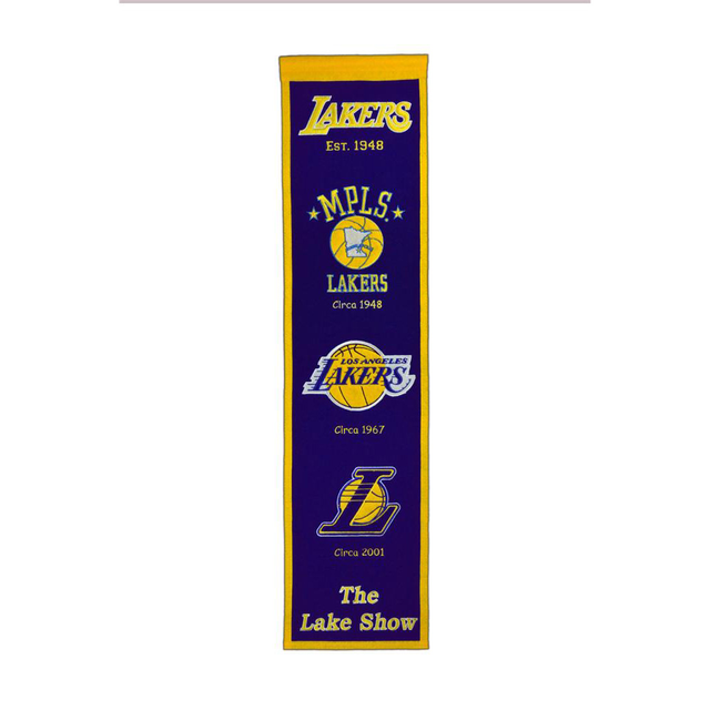 Los Angeles Lakers Wool Heritage Banner