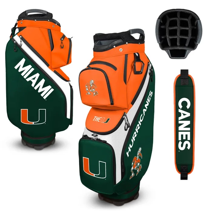 Miami Hurricanes Premier Clubhouse Cooler Golf Cart Bag