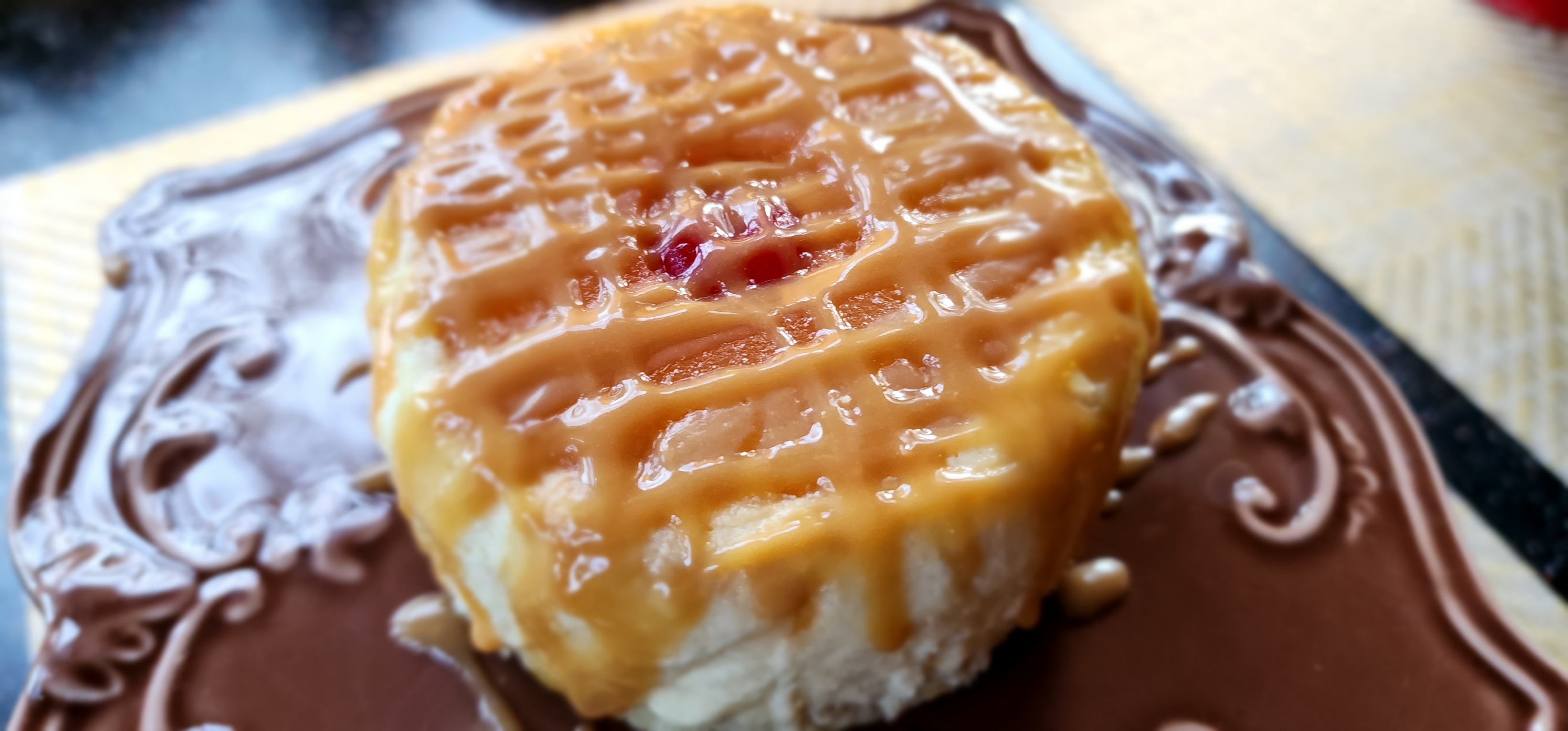 Pineapple Upside Down Cheesecake