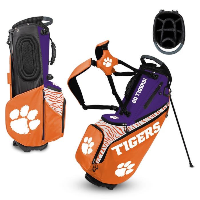 Clemson Tigers Hybrid Back Nine Carry Golf Bag