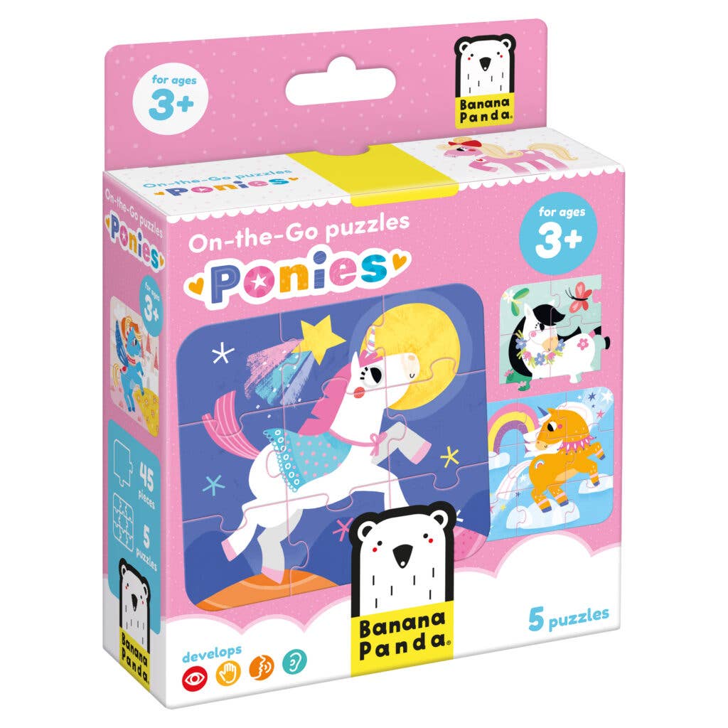 Banana Panda On-the-Go Puzzle Ponies Puzzle Toy