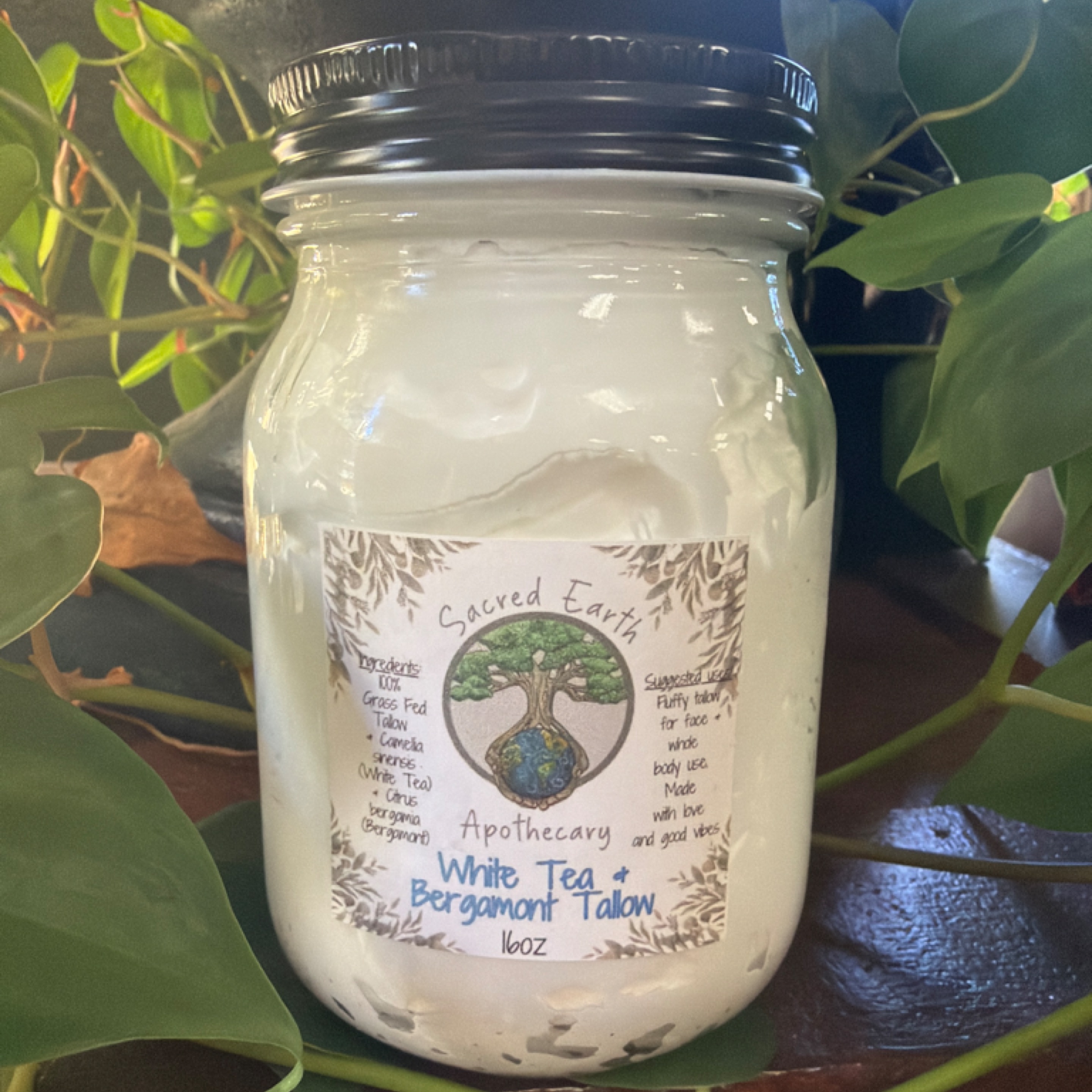 Sacred Earth Apothecary - 16oz White Tea & Bergamont