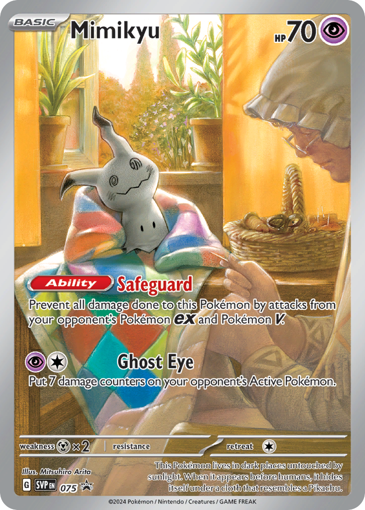 2023 Scarlet & Violet Promo Cards Mimikyu #075