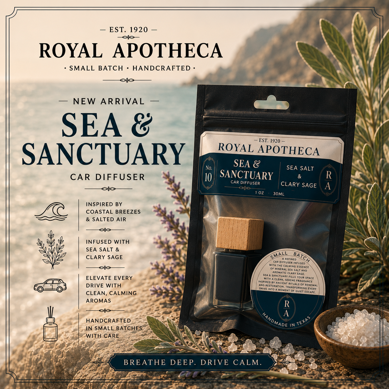 Sea & Sanctuary - No.10 - Car Diffuser