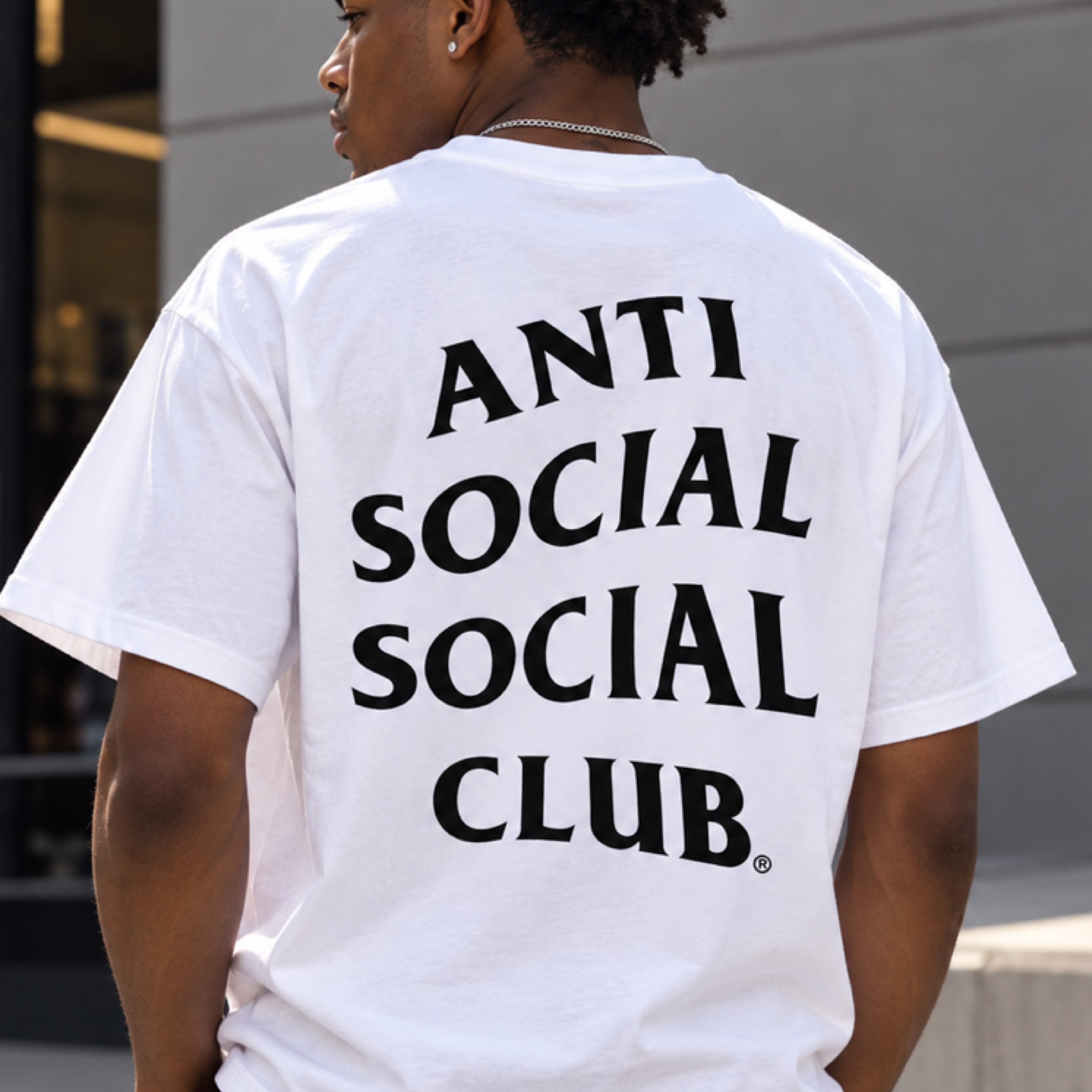 Anti Social Club (Mind Game White ) Sz. M