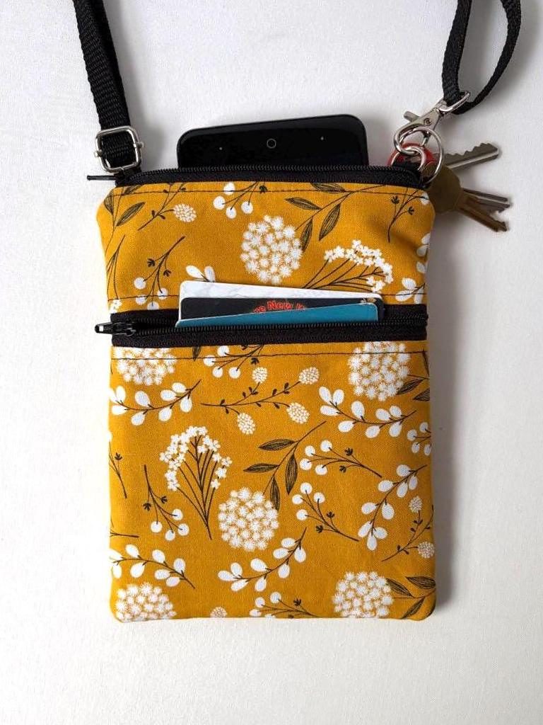 Small Crossbody Bag – Mustard Woodland, photo 2 of 6