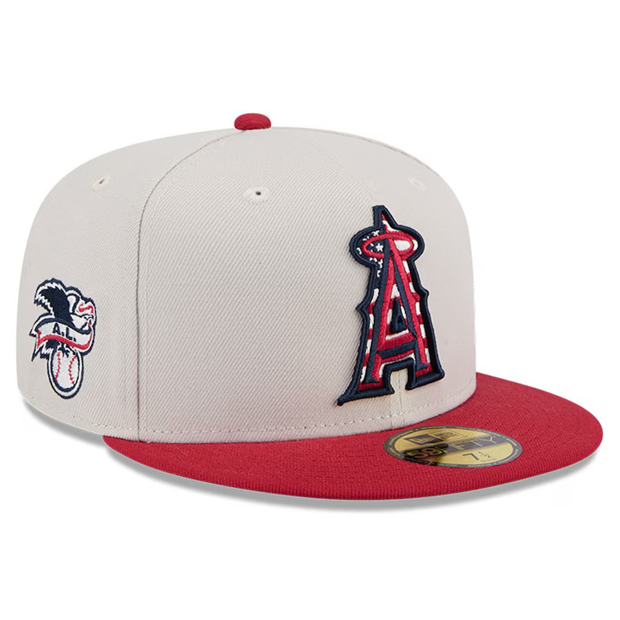 Los Angeles Angels 2024 New Era 4th of July 59FIFTY Hat